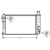 Image de Radiateur, Refroidissement Du Moteur 40002125 International Radiators International Radiators 40002125 Peugeot