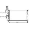 Image de Radiateur, Refroidissement Du Moteur 17002141 International Radiators International Radiators 17002141 Fiat