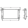 Image de Radiateur, Refroidissement Du Moteur 07002028 International Radiators International Radiators 07002028 Chrysler