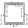 Image de Radiateur Daf 95.380 / 430/ Mt 97- 12002004 International Radiators International Radiators 12002004 Citroen;Peugeot;Talbot