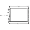 Image de Radiateur, Refroidissement Du Moteur 17002161 International Radiators International Radiators 17002161 Fiat
