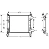 Image de Radiateur, Refroidissement Du Moteur 18002260 International Radiators International Radiators 18002260 Ford