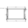 Image de Radiateur, Refroidissement Du Moteur 47002037 International Radiators International Radiators 47002037 Saab