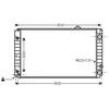 Image de Radiateur, Refroidissement Du Moteur 03002099 International Radiators International Radiators 03002099 Audi