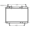 Image de Radiateur, Refroidissement Du Moteur 17002184 International Radiators International Radiators 17002184 Fiat