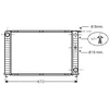 Image de Radiateur, Refroidissement Du Moteur 59002088 International Radiators International Radiators 59002088 Volvo