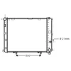 Image de Radiateur, Refroidissement Du Moteur 30002126 International Radiators International Radiators 30002126 Mercedes-Benz