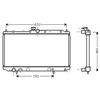 Image de Radiateur, Refroidissement Du Moteur *** Ir Plus *** 32002142 International Radiators Plus International Radiators Plus 32002142 Mitsubishi