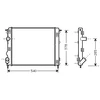 Image de Radiateur, Refroidissement Du Moteur 43002269 International Radiators International Radiators 43002269 Dacia;Nissan;Renault