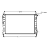 Image de Radiateur, Refroidissement Du Moteur 18002336 International Radiators International Radiators 18002336 Ford