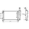 Image de Radiateur, Refroidissement Du Moteur 17002297 International Radiators International Radiators 17002297 Fiat