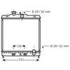 Image de Radiateur, Refroidissement Du Moteur *** Ir Plus *** 25002121 International Radiators Plus International Radiators Plus 25002121 Honda