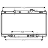 Image de Radiateur, Refroidissement Du Moteur 25002163 International Radiators International Radiators 25002163 Honda