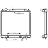 Image de Radiateur, Refroidissement Du Moteur 32002159 International Radiators International Radiators 32002159 Mitsubishi