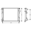 Image de Radiateur, Refroidissement Du Moteur 43002303 International Radiators International Radiators 43002303 Nissan;Opel;Renault