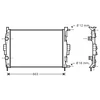 Image de Radiateur, Refroidissement Du Moteur 43002307 International Radiators International Radiators 43002307 Renault