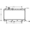 Image de Radiateur, Refroidissement Du Moteur 51002050 International Radiators International Radiators 51002050 Subaru