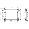 Image de Radiateur, Refroidissement Du Moteur 18002373 International Radiators International Radiators 18002373 Ford