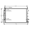 Image de Radiateur, Refroidissement Du Moteur 37002388 International Radiators International Radiators 37002388 Fiat;Opel;Saab