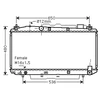Image de Radiateur, Refroidissement Du Moteur *** Ir Plus *** 53002348 International Radiators Plus International Radiators Plus 53002348 Toyota