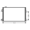 Image de Condenseur, Climatisation 43005347 International Radiators International Radiators 43005347 Renault