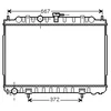 Image de Radiateur, Refroidissement Du Moteur 13002238 International Radiators International Radiators 13002238 Nissan