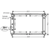 Image de Radiateur, Refroidissement Du Moteur 81002068 International Radiators International Radiators 81002068 Chevrolet;Daewoo
