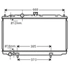 Image de Radiateur, Refroidissement Du Moteur 13002237 International Radiators International Radiators 13002237 Nissan