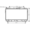 Image de Radiateur, Refroidissement Du Moteur 81002073 International Radiators International Radiators 81002073 Chevrolet;Daewoo