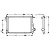 Image de Radiateur, Refroidissement Du Moteur 81002075 International Radiators International Radiators 81002075 Chevrolet;Daewoo