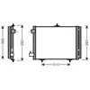 Image de Condenseur, Climatisation 40005295 International Radiators International Radiators 40005295 Citroen;Ds;Opel;Peugeot