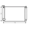 Image de Radiateur, Refroidissement Du Moteur 53002462 International Radiators International Radiators 53002462 Lexus