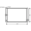Image de Radiateur, Refroidissement Du Moteur 53002400 International Radiators International Radiators 53002400 Toyota