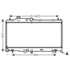 Image de Radiateur, Refroidissement Du Moteur 51002065 International Radiators International Radiators 51002065 Subaru