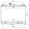 Image de Radiateur, Refroidissement Du Moteur 13002338 International Radiators International Radiators 13002338 Nissan