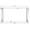 Image de Radiateur, Refroidissement Du Moteur 43002490 International Radiators International Radiators 43002490 Nissan;Opel;Renault