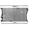 Image de Radiateur, Refroidissement Du Moteur 43002601 International Radiators International Radiators 43002601 Opel;Renault