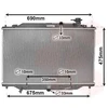 Image de Radiateur, Refroidissement Du Moteur 27002274 International Radiators International Radiators 27002274 Mazda