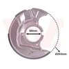 Image de Déflecteur, Disque De Frein Van Wezel 5385372 Toyota