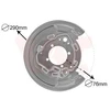 Image de Déflecteur, Disque De Frein Van Wezel 5307374 Toyota