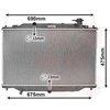 Image de Radiateur, Refroidissement Du Moteur 27002270 International Radiators International Radiators 27002270 Mazda