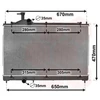 Image de Radiateur, Refroidissement Du Moteur 32002256 International Radiators International Radiators 32002256 Mitsubishi