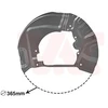 Image de Déflecteur, Disque De Frein Van Wezel 0655372 Bmw