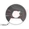 Image de Déflecteur, Disque De Frein Van Wezel 0680372 Bmw