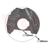 Image de Déflecteur, Disque De Frein Van Wezel 0685371 Bmw