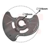 Image de Déflecteur, Disque De Frein Van Wezel 3032372 Mercedes-Benz