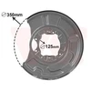 Image de Déflecteur, Disque De Frein Van Wezel 3041373 Mercedes-Benz