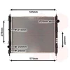 Image de Radiateur, Refroidissement Du Moteur 13012710 International Radiators International Radiators 13012710 Nissan