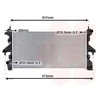 Image de Radiateur, Refroidissement Du Moteur 17012717 International Radiators International Radiators 17012717 Fiat