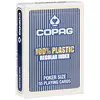 Image de Copag - 104001334b - 100% Plastic - Jeu De Poker 55 cartes - Format 63X88Mm - Regular Index - Etui Bleu en occasion ou reconditionné
